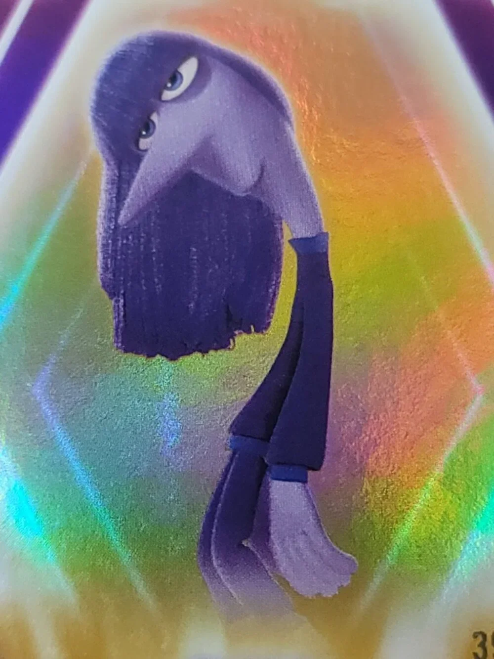 Ennui Topps 2026 Disney Neon Gold Holo Parallel Limited 39/50 - Picture 3 of 4